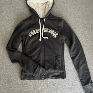 Abercrombie & Fitch Dark Gray Women's Hoodie